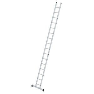 Günzburger Steigtechnik Sprossen-Anlegeleiter 350 mm breit mit Standard-Traverse