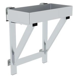 Günzburger Steigtechnik Ablageschale für Geländer 100 x 300 x 600