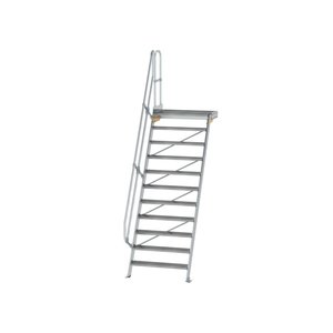 Günzburger Steigtechnik Treppe mit Plattform 60° Stufenbreite 1000 mm