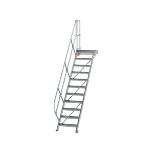 Günzburger Steigtechnik Treppe mit Plattform 45° Stufenbreite 600 mm
