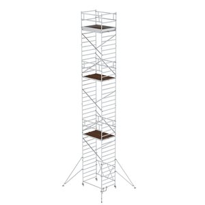 Günzburger Steigtechnik Klappgerüst 1,35 x 1,80 m mit Ausleger Plattformhöhe 10,80 m