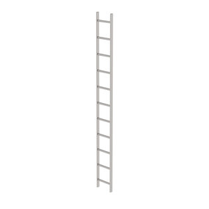 Günzburger Steigtechnik Schachtleiter Edelstahl V4A 300mm Lichte Weite