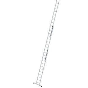 Günzburger Steigtechnik Sprossen-Schiebeleiter 3-teilig mit Standard-Traverse