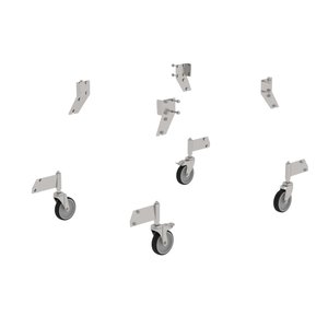 Günzburger Steigtechnik Nachrüstsatz Lenkrolle Edelstahl