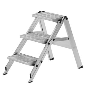 Hymer Sicherheitstreppe mit geriffeltem Aluminiumbelag