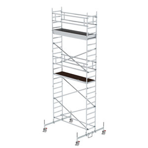 Günzburger Steigtechnik Rollgerüst 0,75 x 2,45 m mit Fahrbalken