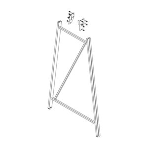 Günzburger Steigtechnik Stützteil Podesttreppe