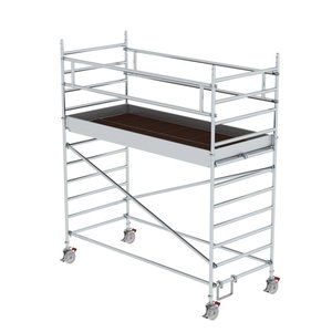 Günzburger Steigtechnik Rollgerüst 1,35 x 3,0 m mit Doppel-Plattform