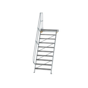 Günzburger Steigtechnik Treppe mit Plattform 60° Stufenbreite 1000 mm