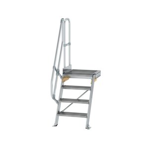 Günzburger Steigtechnik Treppe mit Plattform 60° Stufenbreite 600 mm