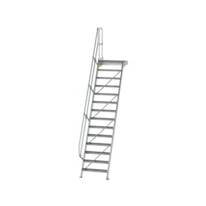 Günzburger Steigtechnik Treppe mit Plattform 60° Stufenbreite 800 mm