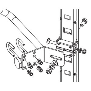 Hailo Professional Halterung am Steigbügel ohne Aufkantung
