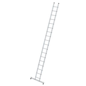 Günzburger Steigtechnik Sprossen-Anlegeleiter mit nivello®-Traverse