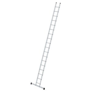Günzburger Steigtechnik Sprossen-Anlegeleiter 350 mm breit mit Standard-Traverse