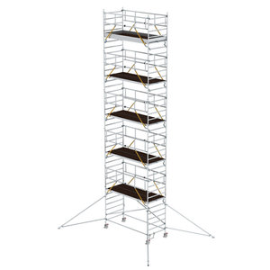 Günzburger Steigtechnik Rollgerüst SG 1,35 x 3,0 m mit Ausleger & Doppel-Plattform