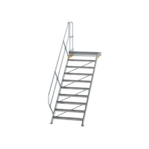 Günzburger Steigtechnik Treppe mit Plattform 45° Stufenbreite 1000 mm