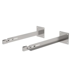 Günzburger Steigtechnik Sonderwandhalter, Verstellbereich 800-900mm, Edelstahl