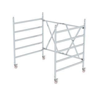 Günzburger Steigtechnik Klapprahmeneinheit mit Lenkrollen