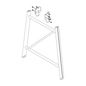 Günzburger Steigtechnik Stützteil Podesttreppe