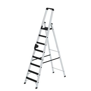 Günzburger Steigtechnik Stufen-Stehleiter 250 kg einseitig begehbar mit clip-step R13