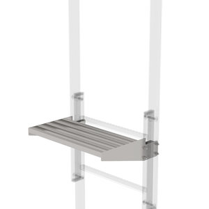 Günzburger Steigtechnik Ausstiegstritt Edelstahl