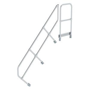 Günzburger Steigtechnik Zweiter Handlauf für Treppe mit Plattform 45°