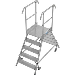 Krause PodestLeiter fahrbar, beidseitig begehbar