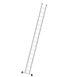 Günzburger Steigtechnik Sprossen-Anlegeleiter mit nivello®-Traverse