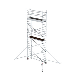 Günzburger Steigtechnik Rollgerüst 0,75 x 2,45 m mit Ausleger