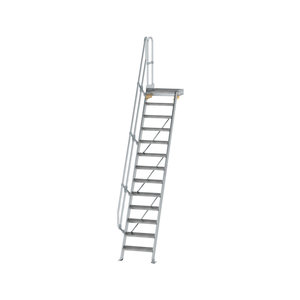 Günzburger Steigtechnik Treppe mit Plattform 60° Stufenbreite 600 mm