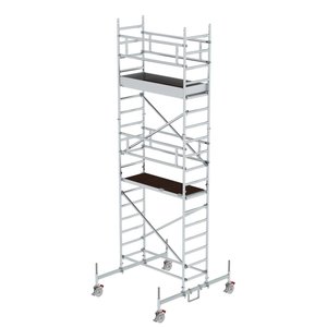 Günzburger Steigtechnik Rollgerüst 0,75 x 1,80 m mit Fahrbalken