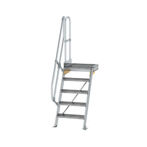 Günzburger Steigtechnik Treppe mit Plattform 60° Stufenbreite 600 mm