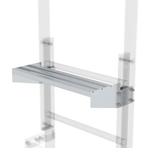 Günzburger Steigtechnik Ausstiegstritt Alu-blank