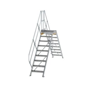 Günzburger Steigtechnik Überstieg 45° Stufenbreite 600 mm