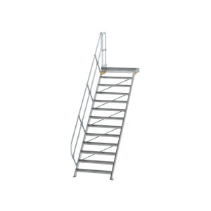 Günzburger Steigtechnik Treppe mit Plattform 45° Stufenbreite 1000 mm