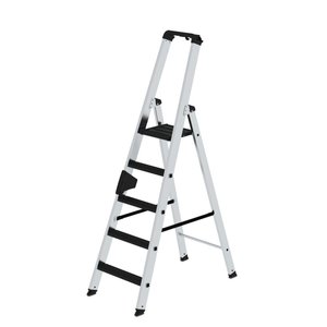 Günzburger Steigtechnik Stufen-Stehleiter 250 kg einseitig begehbar mit clip-step R13