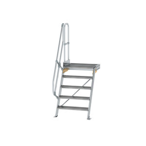Günzburger Steigtechnik Treppe mit Plattform 60° Stufenbreite 800 mm