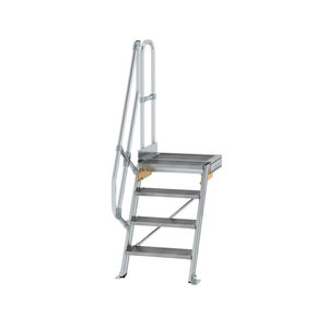 Günzburger Steigtechnik Treppe mit Plattform 60° Stufenbreite 600 mm