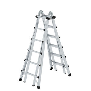 Günzburger Steigtechnik Teleskopleiter 4-teilig ohne Traverse