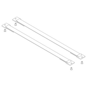 Günzburger Steigtechnik Spreizsicherung Gurtband 500 mm mit Befestigungsplatten 1 Satz = 2 Stück, inkl.