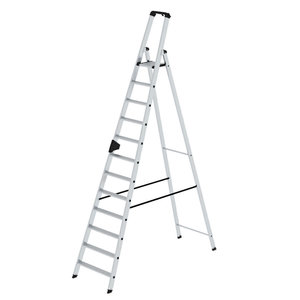 Günzburger Steigtechnik Stufen-Stehleiter einseitig begehbar