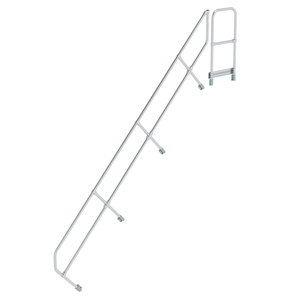Günzburger Steigtechnik Zweiter Handlauf für Treppe mit Plattform 45°