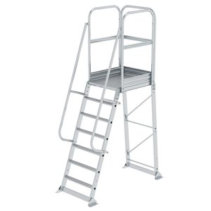 Günzburger Steigtechnik Plattformleiter stationär