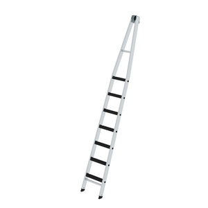 Günzburger Steigtechnik Stufen-Glasreinigerleiter Oberteil mit clip-step R13