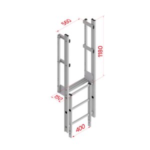 Hymer Ausstieg schmal mit Tritt