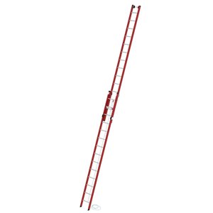 Günzburger Steigtechnik Sprossen-Seilzugleiter 2-teilig GFK/Alu ohne Traverse