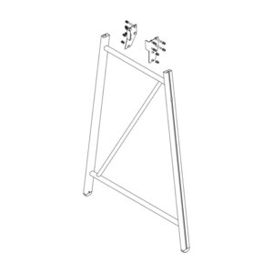 Günzburger Steigtechnik Stützteil Podesttreppe