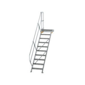 Günzburger Steigtechnik Treppe mit Plattform 45° Stufenbreite 600 mm
