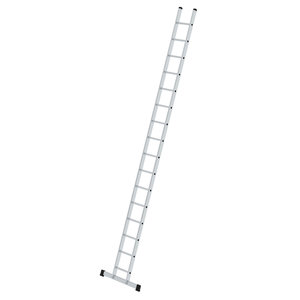 Günzburger Steigtechnik Sprossen-Anlegeleiter 350 mm breit mit Standard-Traverse