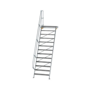 Günzburger Steigtechnik Treppe mit Plattform 60° Stufenbreite 1000 mm